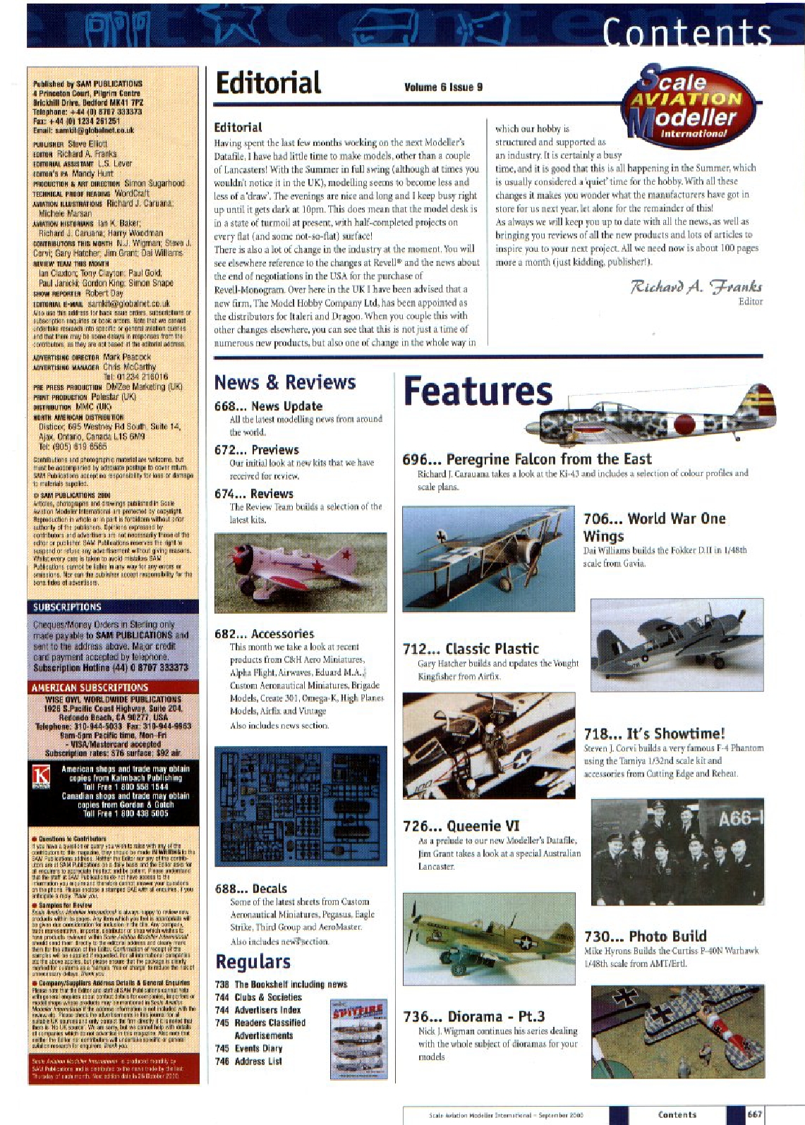 Scale Aviation Modeller International 2000-09